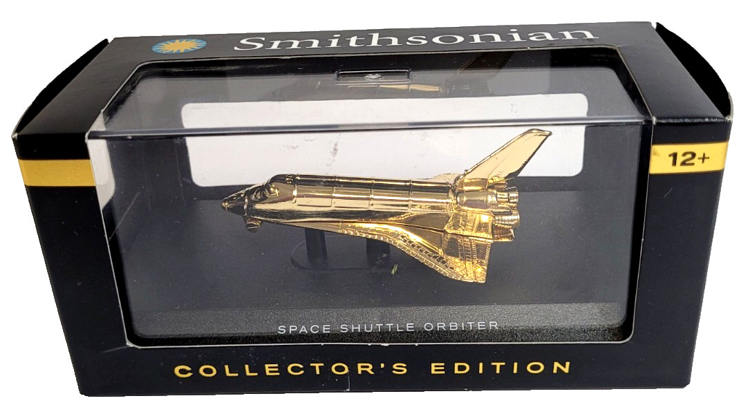 Smithsonian Collectors Edition Space Shuttle Orbiter 24 Karat Gold Plated.