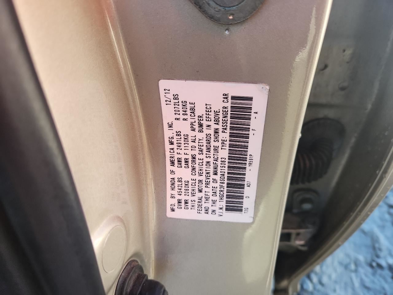 Audio Equipment Radio Receiver And Face Panel EX-L Fits 13-15 ACCORD 4926010