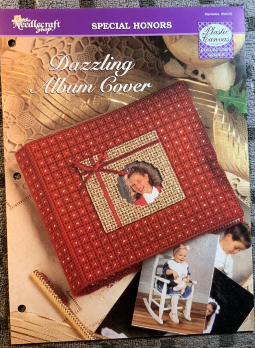 Dazzling Album Cover. Special Honors. Plastic Canvas. The Needlecraft Shop