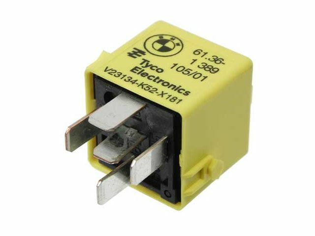 Relay For 1993-1994 BMW 740i G298YY Multi Purpose Relay (5-Prong) (Yellow)