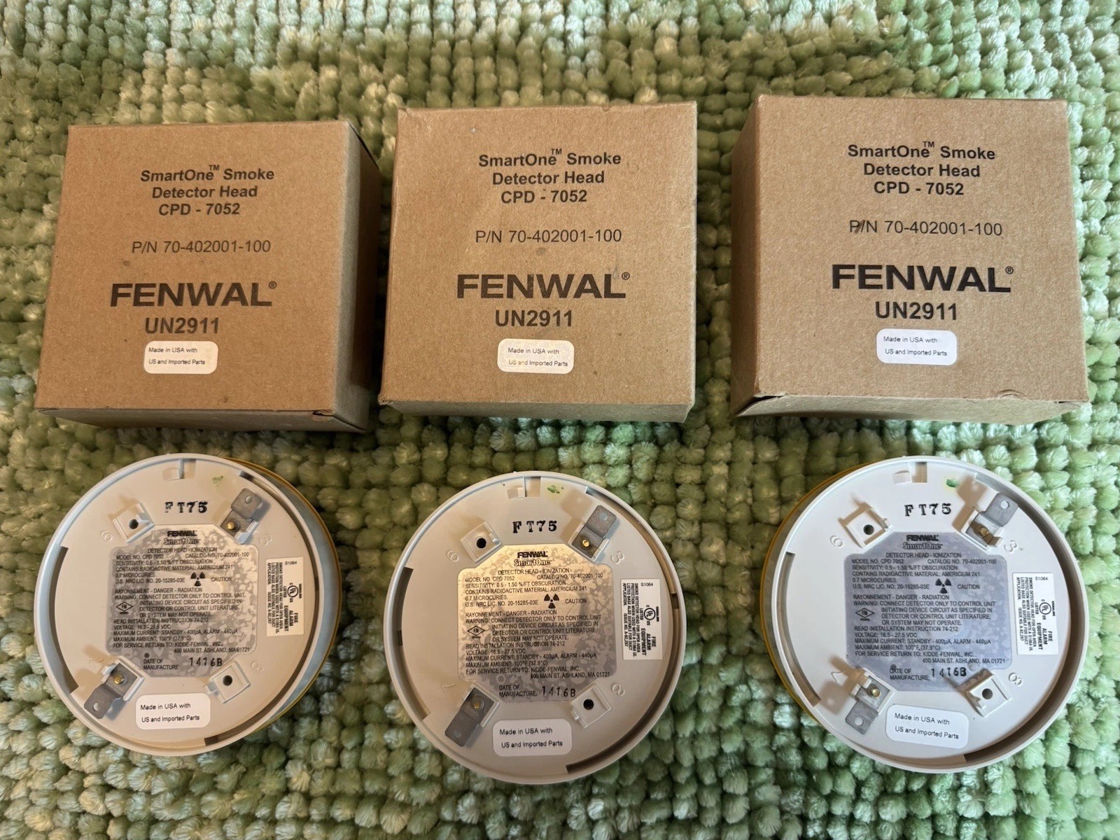 NEW FENWAL CPD-7052 ION DET.