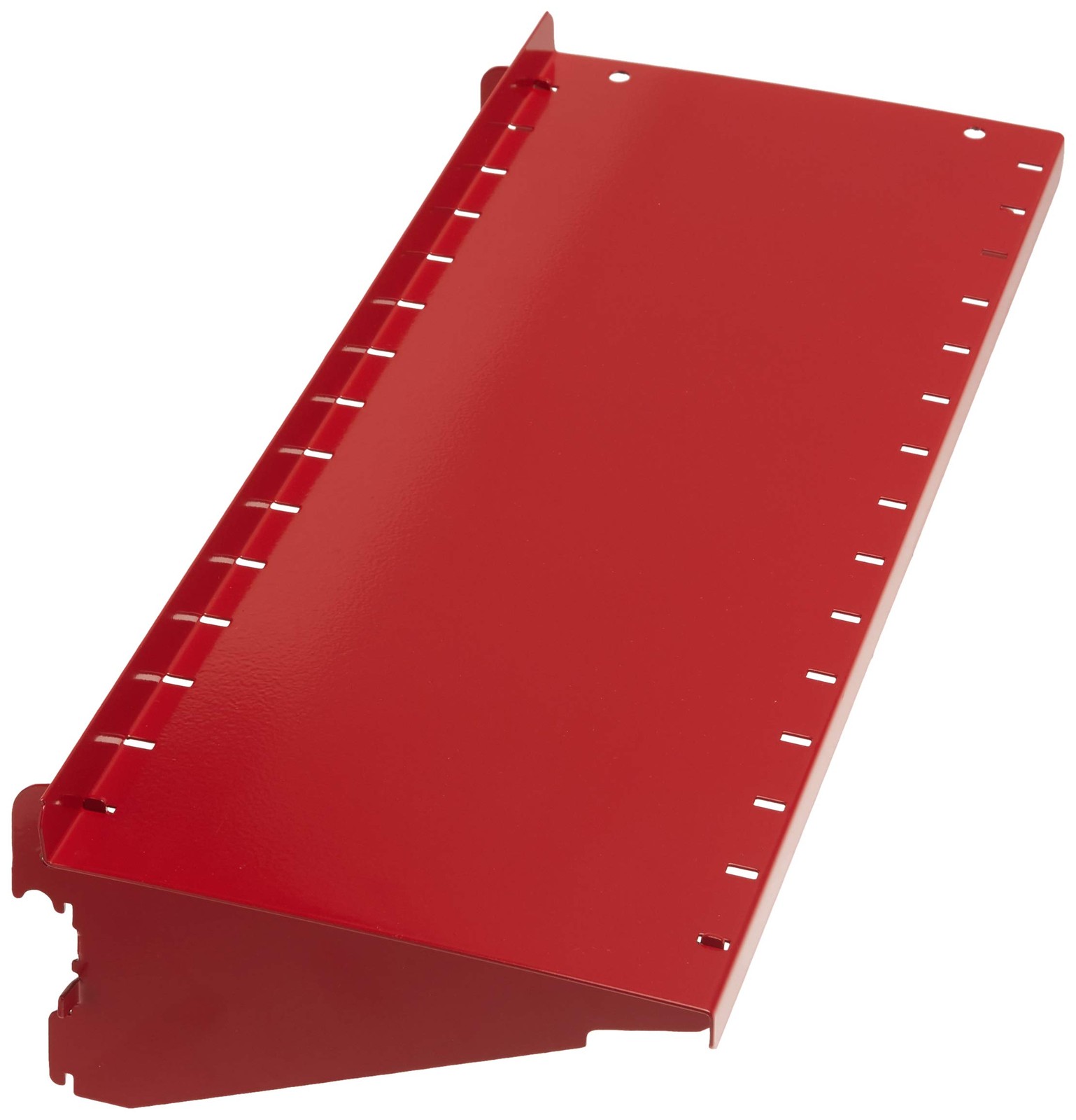 6in Deep Pegboard Shelf Assembly Slotted Tool Board Red Metal Storage Rack