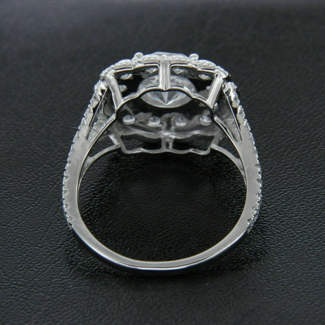 Lab-Created 2.20 Ct Round Cut White Diamond Wedding Ring 925 Sterling Silver
