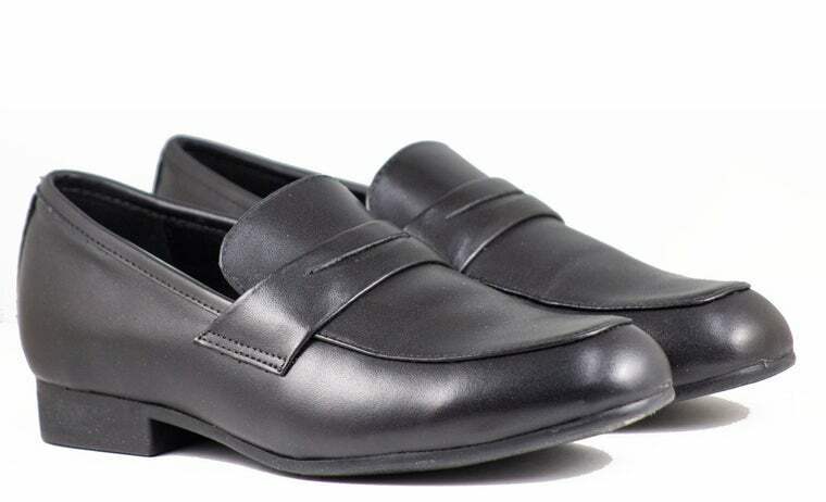 Venettini Boys Dress Black Shoes Chase Smooth Leather Loafer