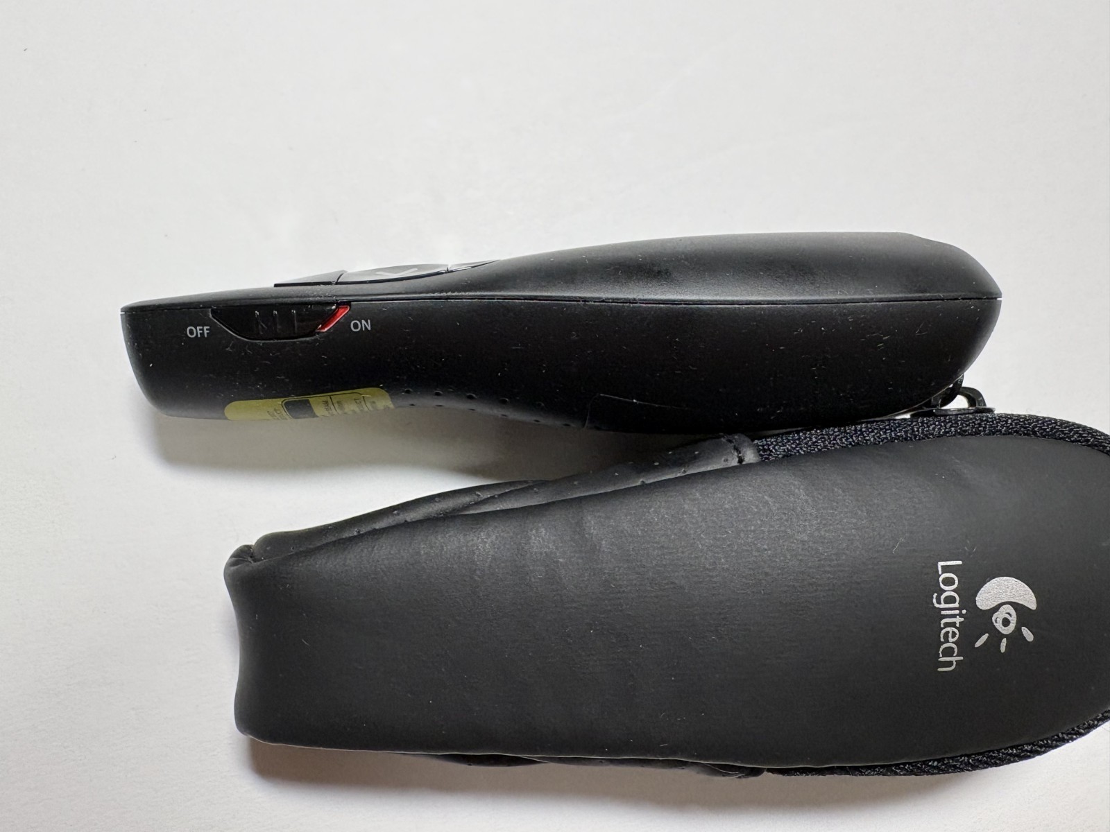 Logitech R400 Wireless Presenter Laser Pointer Remote USB Receiver Black Tested