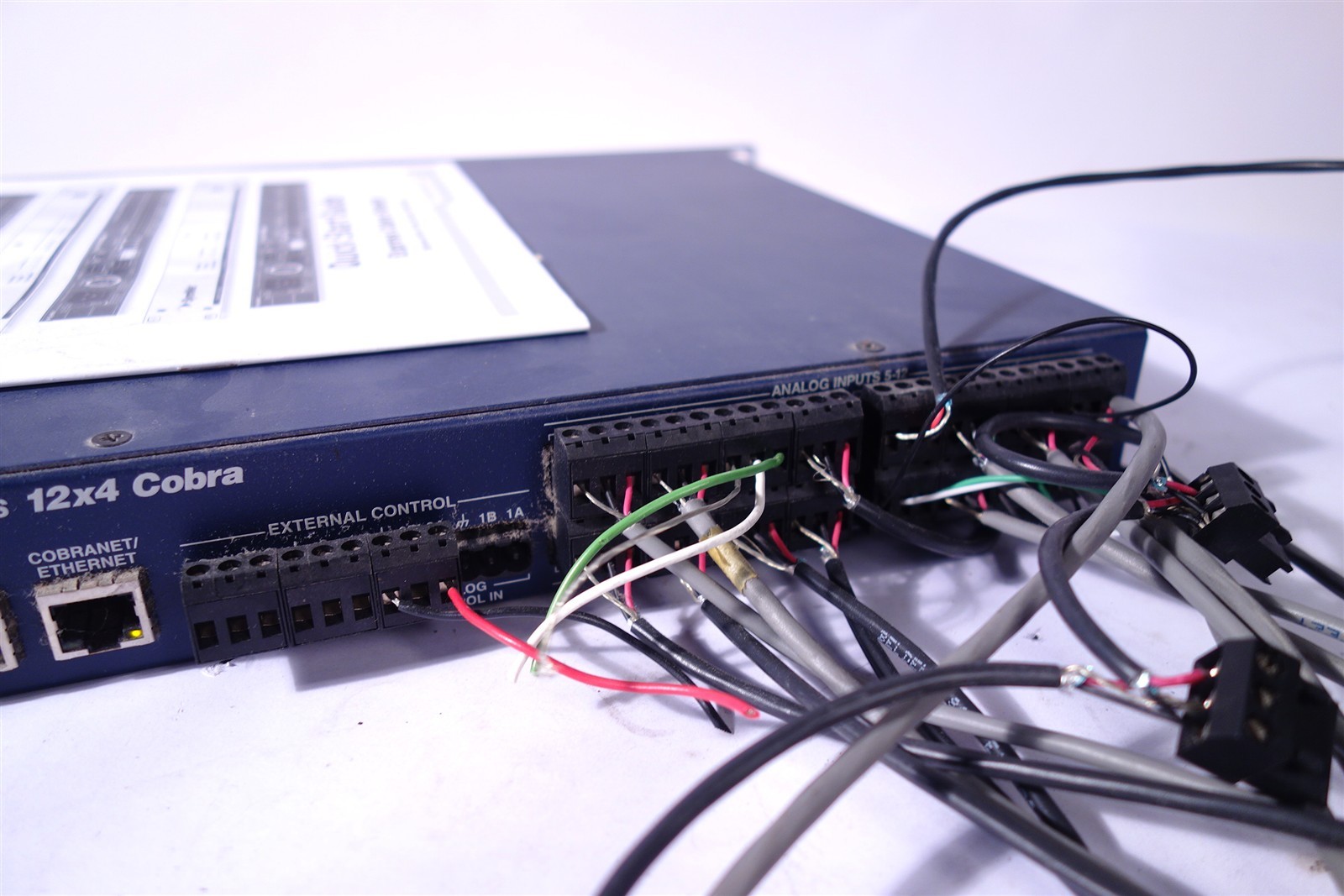 Symnet Express 12x4 4x12 Cobra with Accessories Manuals / Connectors