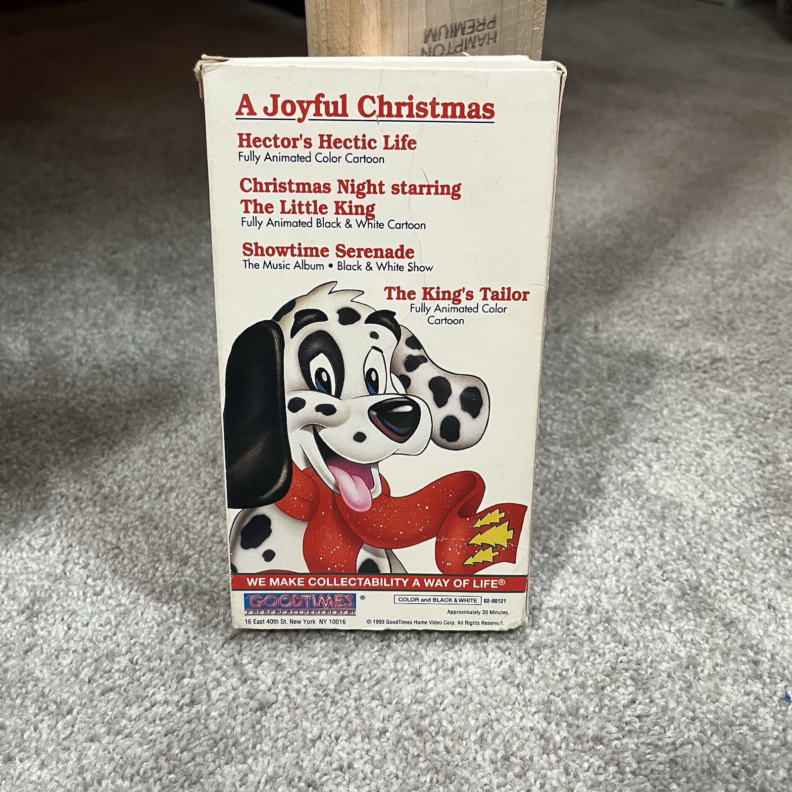 A Joyful Christmas VHS 1993 90s Animated Tested And Working