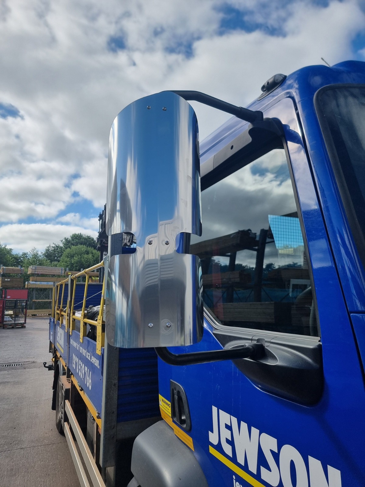 Mirror Guards RENAULT D 2024 onwards (Stainless steel) Pair