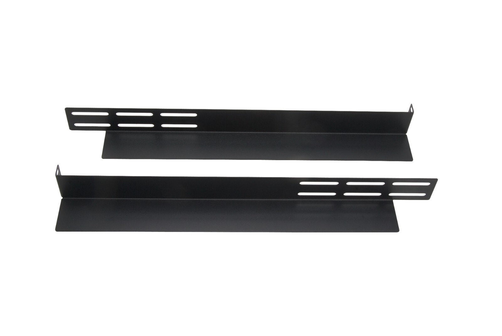 1U Audio Network 4-Post Rack Mount Server Shelf Rails Heavy Duty 1 Space Storage