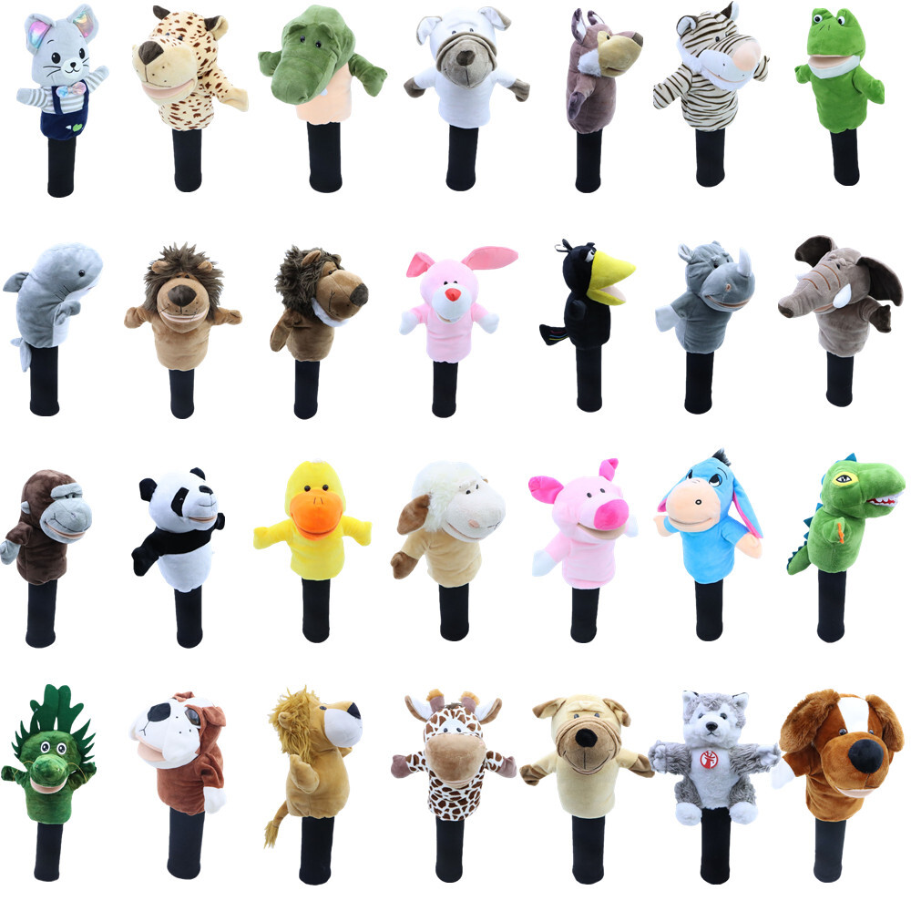 Soft Plush Animal Golf Head Cover Fit Fairway Wood Club Head Covers 44# Style