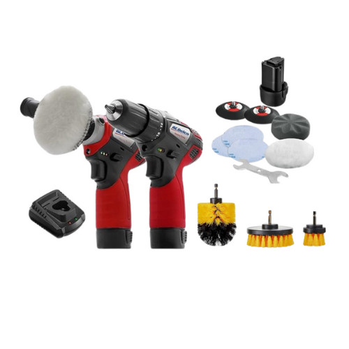 ACDelco 12V 3" Mini Polisher & 3/8" Drill Driver Combo Tool Kit | 1 Battery