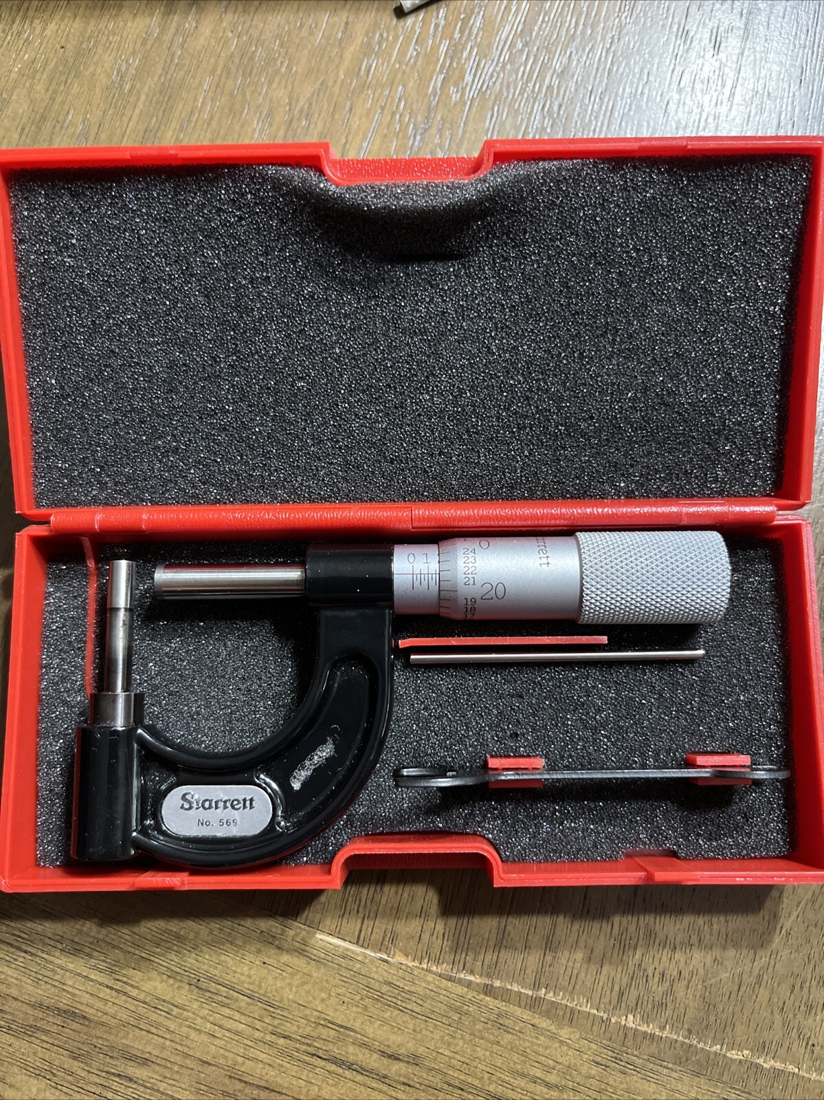 Starrett No.569M Tube Micrometer 0-1"/0-25MM