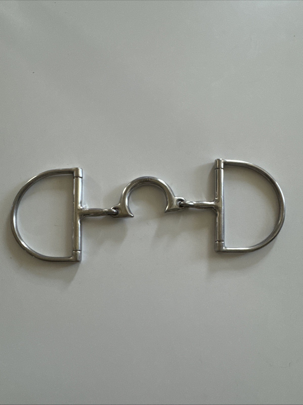 Coronet Broken Segunda D Ring, ENGLISH HORSE BIT, 5 1/4”, Used