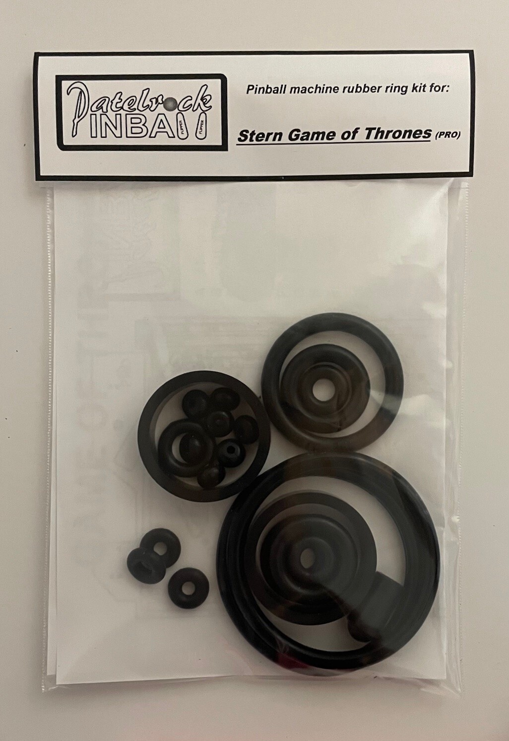 Stern Game of Thrones PRO Edition Pinball Machine Rubber Ring Kit
