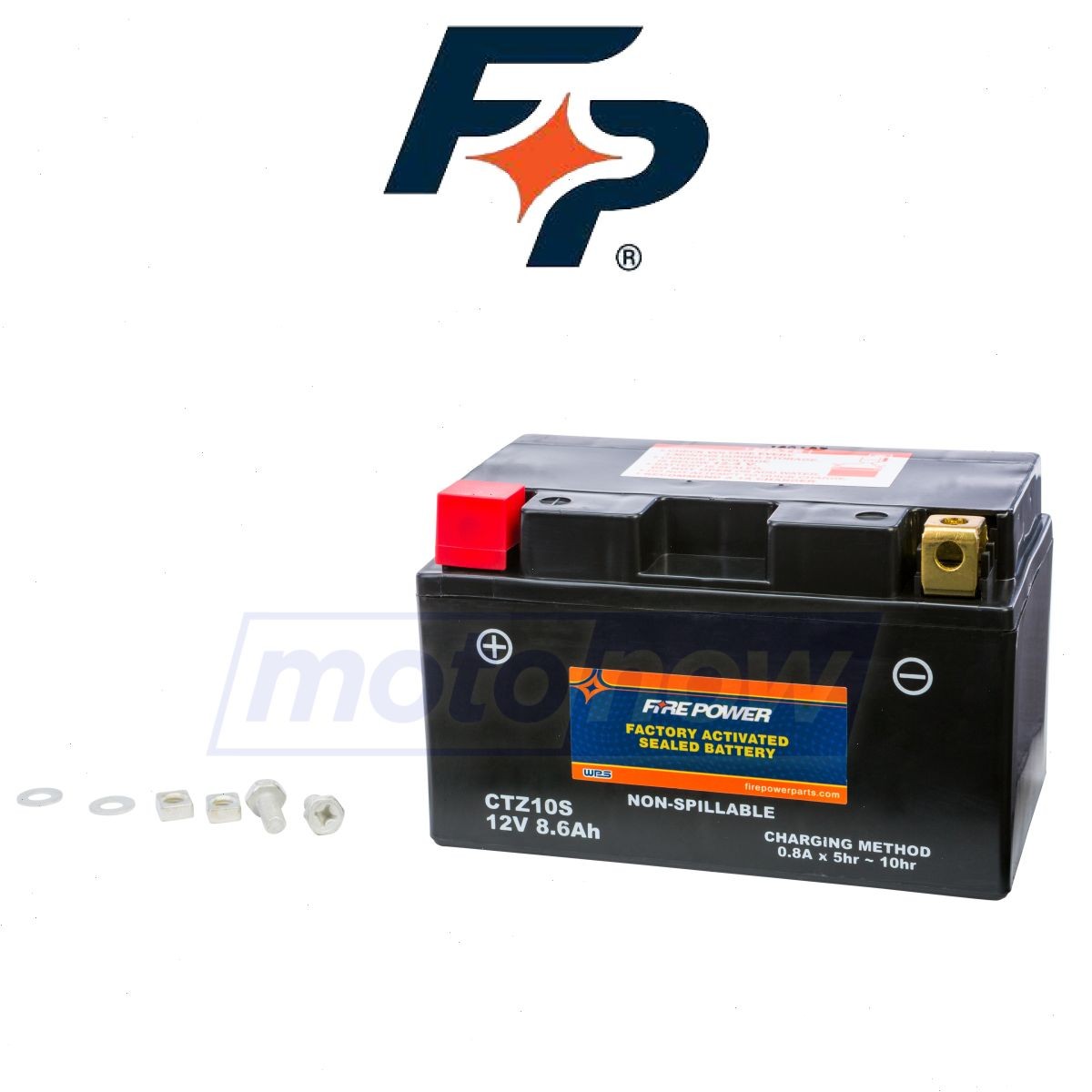 Fire Power Factory Activated Maintenance Free Sealed Battery for 2011-2013 sj