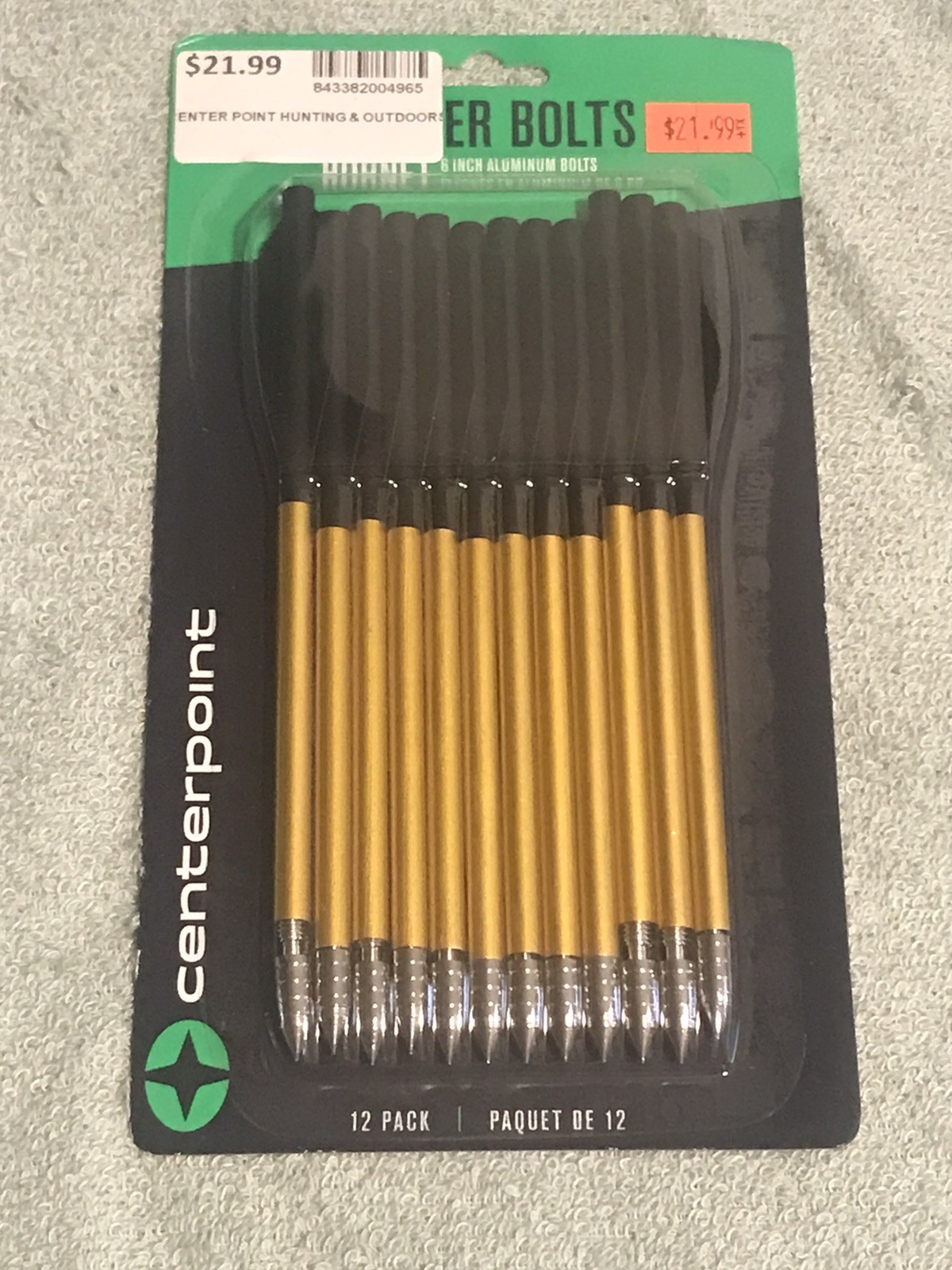 CenterPoint Stinger Hornet Bolts L 6 inch  146.6 Grain-For Hornet Crossbow NEW