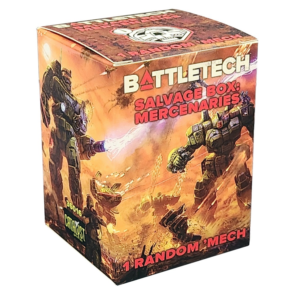 BATTLETECH  Mercenaries SALVAGE BOX  SEALED!  FREE SHIPPING!
