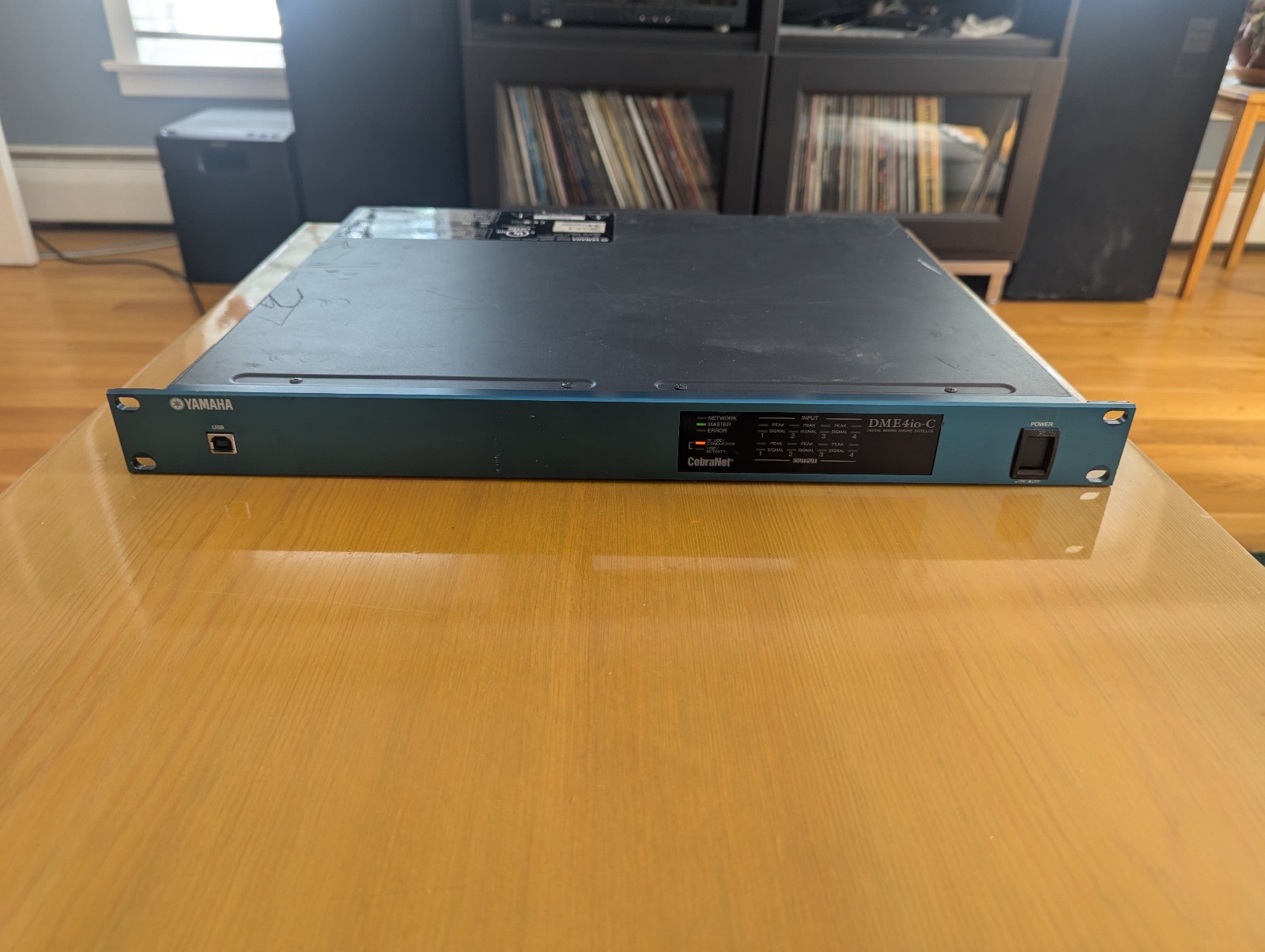 Yamaha DME4io-C Digital Mixing Engine Satellite - 4 in 4 out analog - CobraNet