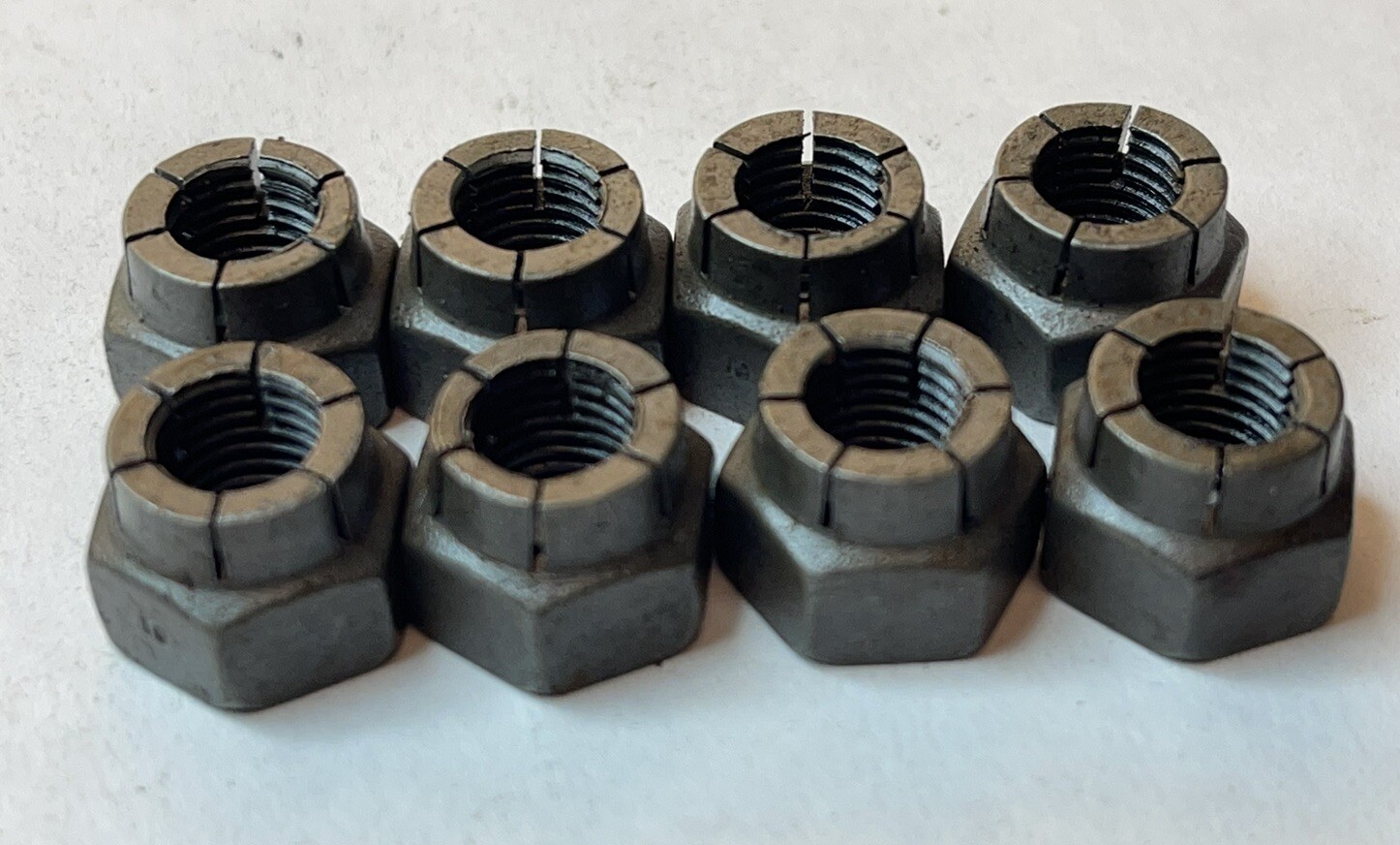 M8-1.00mm Hex Nuts Steel Flex Lock Fine Thread Qty.8 (24J23)