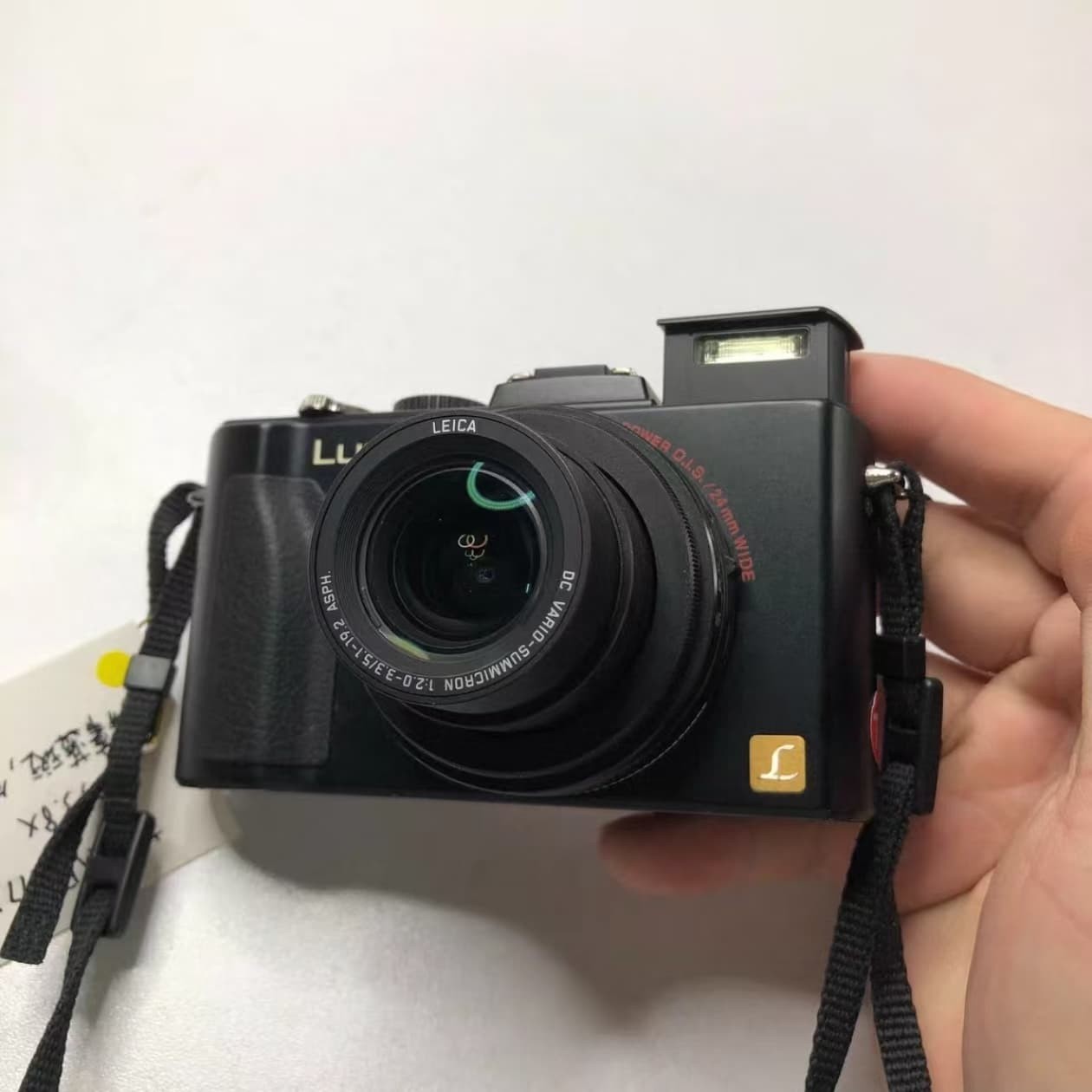 Panasonic LUMIX DMC-LX5 10.1MP 3.8X Optical Zoom Black Tested Digital Camera