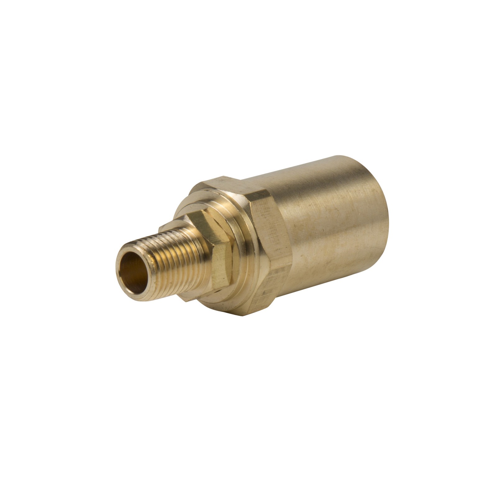 STEELMAN 1/2-Inch ID Reusable Brass Pneumatic Hose Fitting, 99474