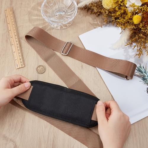 Shoulder Strap with Thick Padded 156cm Universal Replacement Laptop Camel