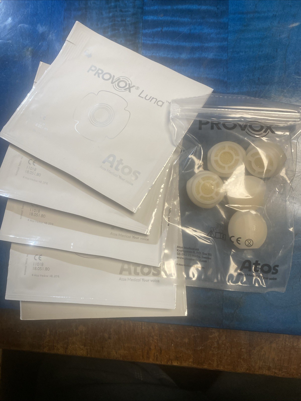 ATOS Provox Luna Adhesive Baseplates 5 And 5 Luna HMEs All New Unopened