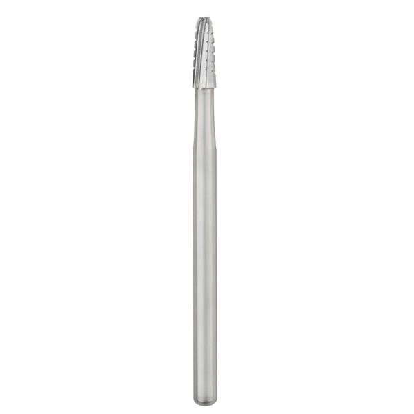 SS White FG #1702 SL (Surgical Length) Round End Taper Cross Cut Fissure