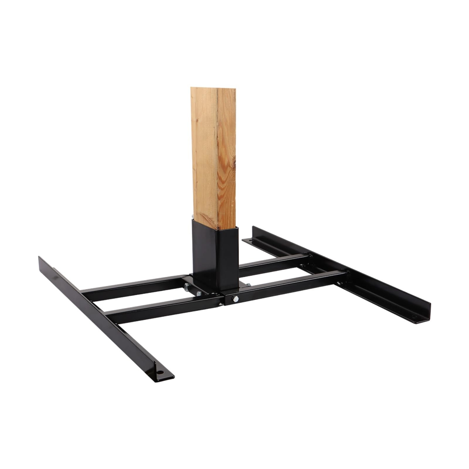 Highwild 2x4 Target Stand Base for AR500 Steel Shooting Targets - Black