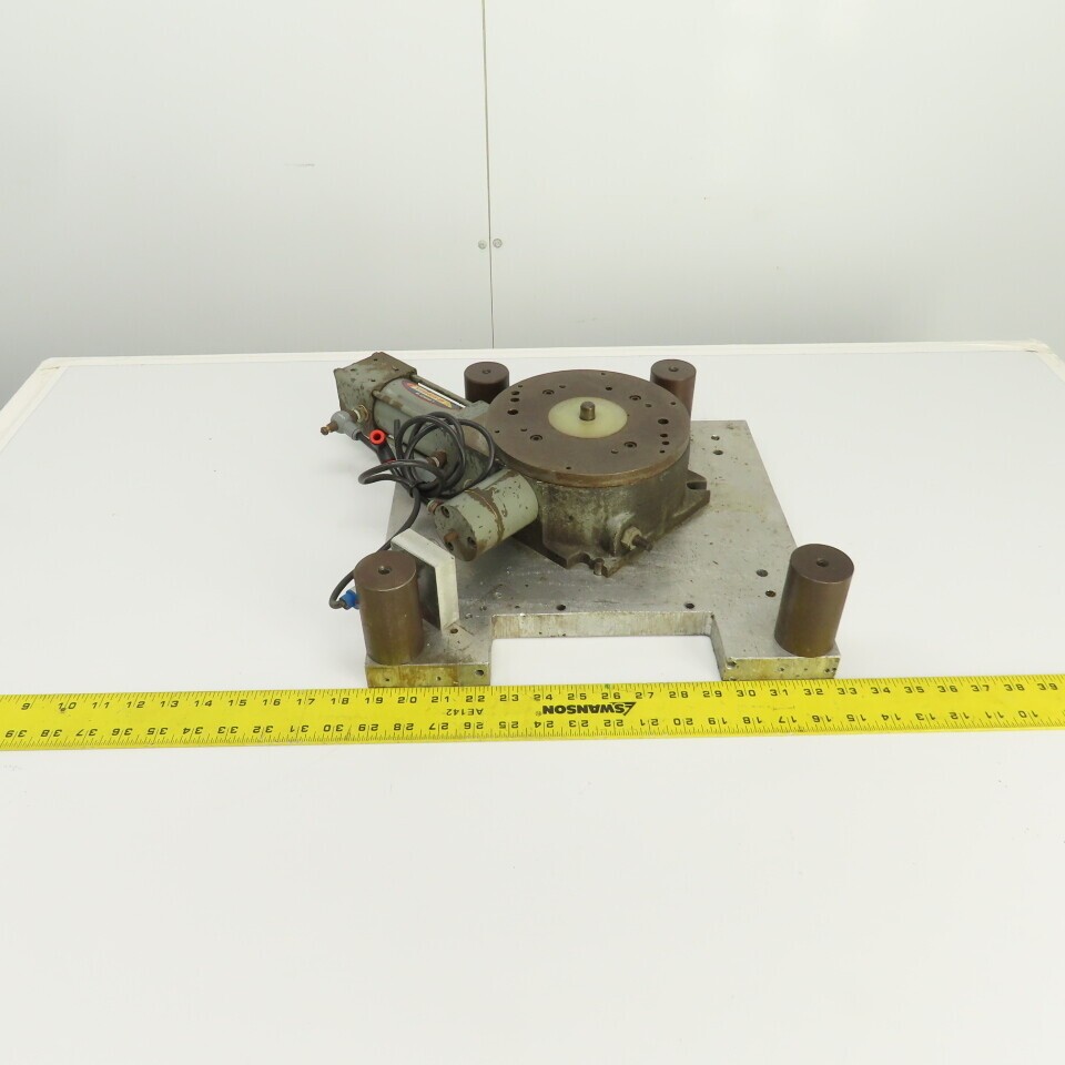 Air Hydraulics 7" Pneumatic Rotary Index Table With Sensor