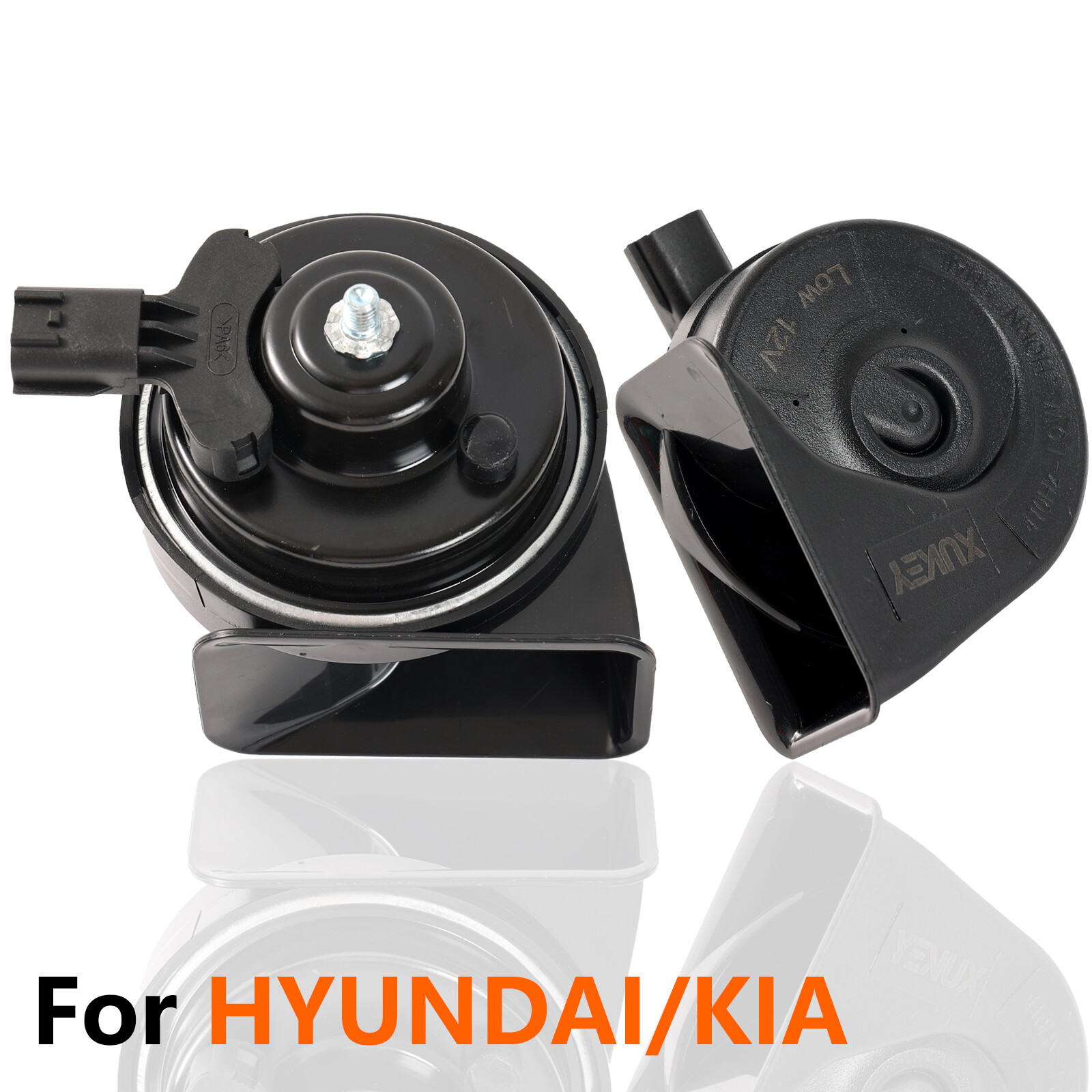 110-125db Loud High & Low Tone Snail Horn For Hyundai Santa Fe Veracruz IX55