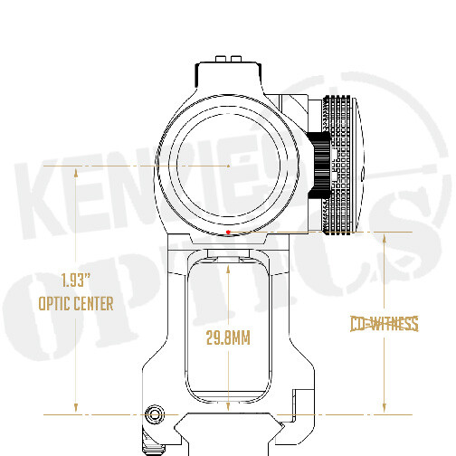 Scalarworks LEAP Aimpoint T2 Micro Mount 1.93" Height SW0120