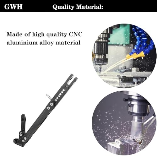 Universal CNC Motorcycle Lengthened Adjustable Long Kickstand Accessories For