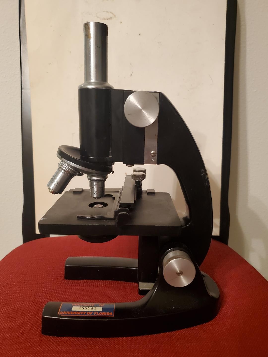 Vintage Bausch And Lomb Microscope B&L. Missing Parts