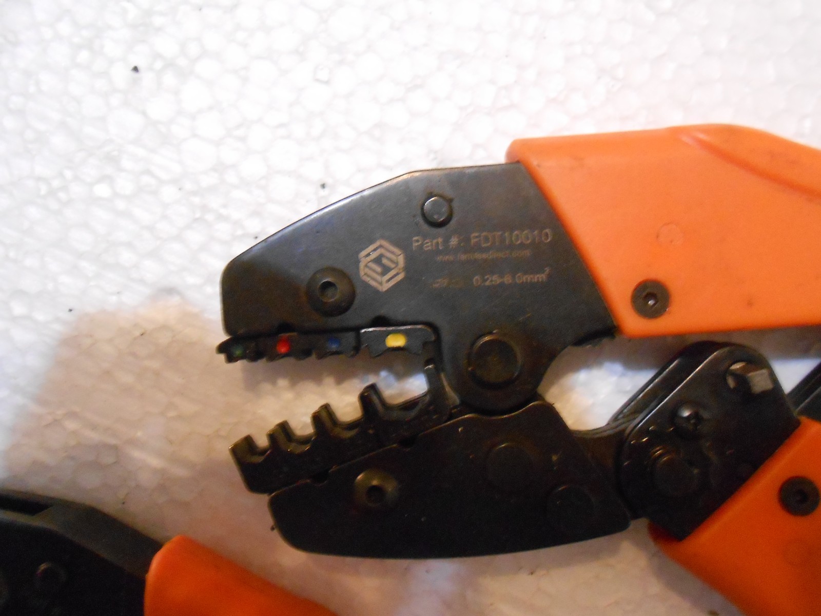 LOT OF 2 FERRELSDIRECT .25-6.0mm CRIMP PLIERS FDT10010