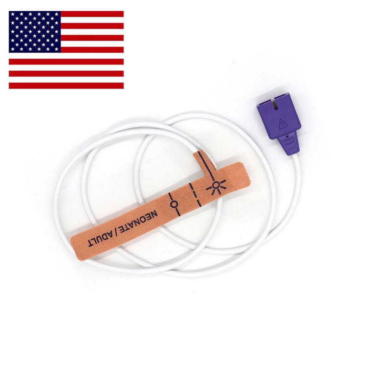 10pcs 9Pin Disposable Neonate/Adult Oximax SpO2 Sensor Compatible MAX-I，US