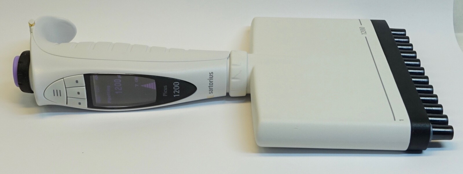 Biohit Sartorius Picus Multichannel 12 Channel Electronic Pipette 50-1200uL