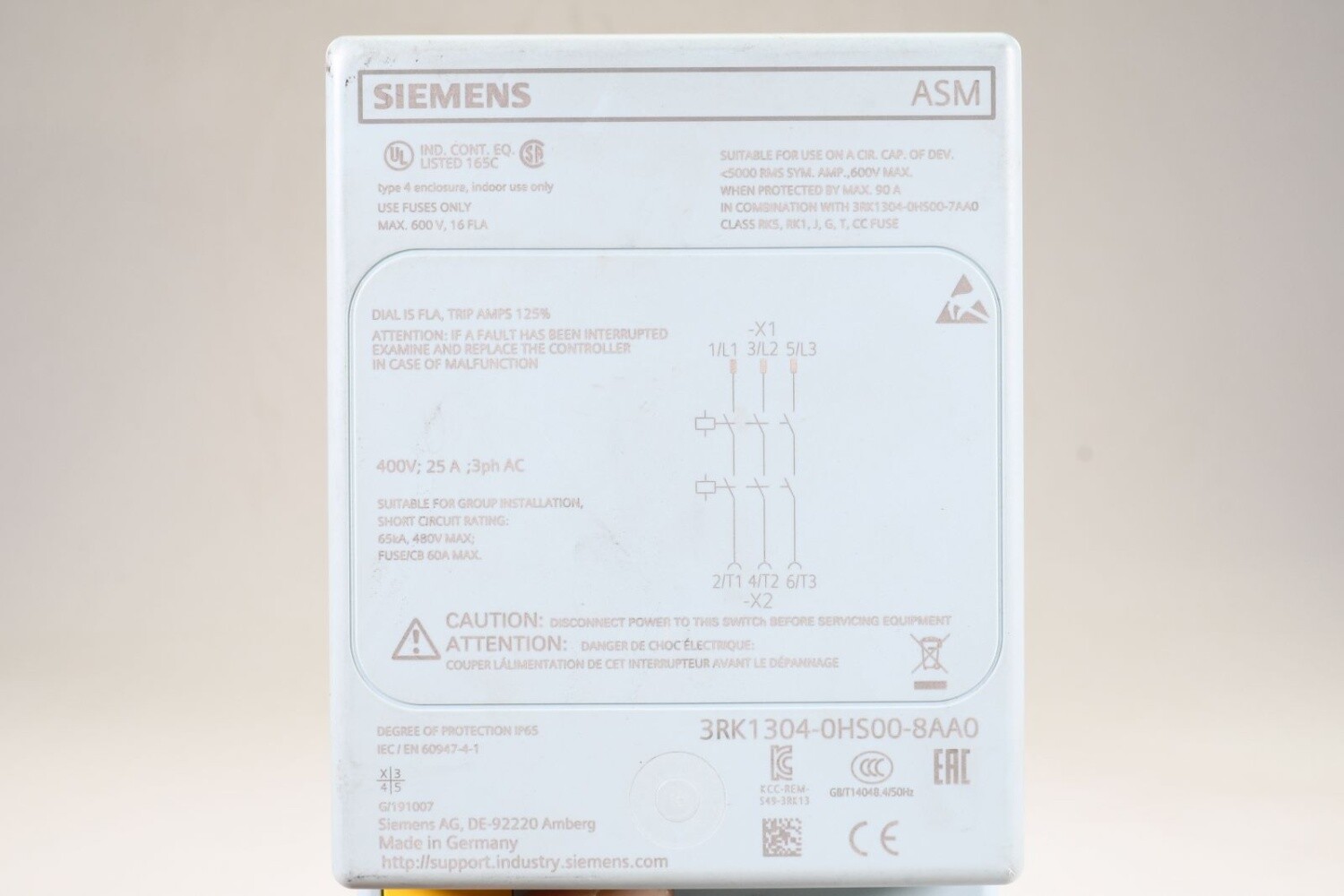 SIEMENS 3RK1304-0HS00-8AA0, Disconnection module, E02
