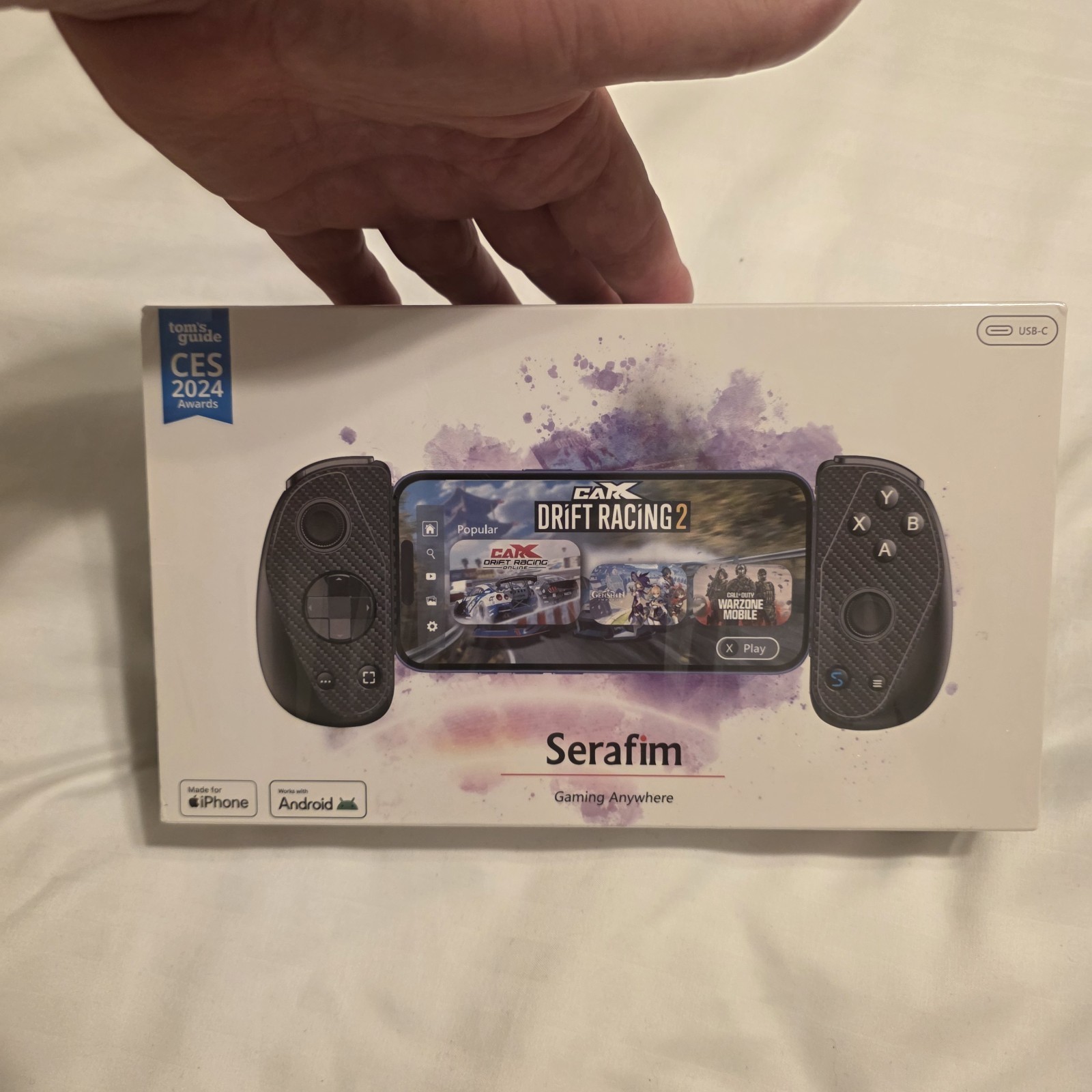 Serafim S3 USB-C Mobile Gaming Controller iPhone 15 16 17 Android Hall Effect