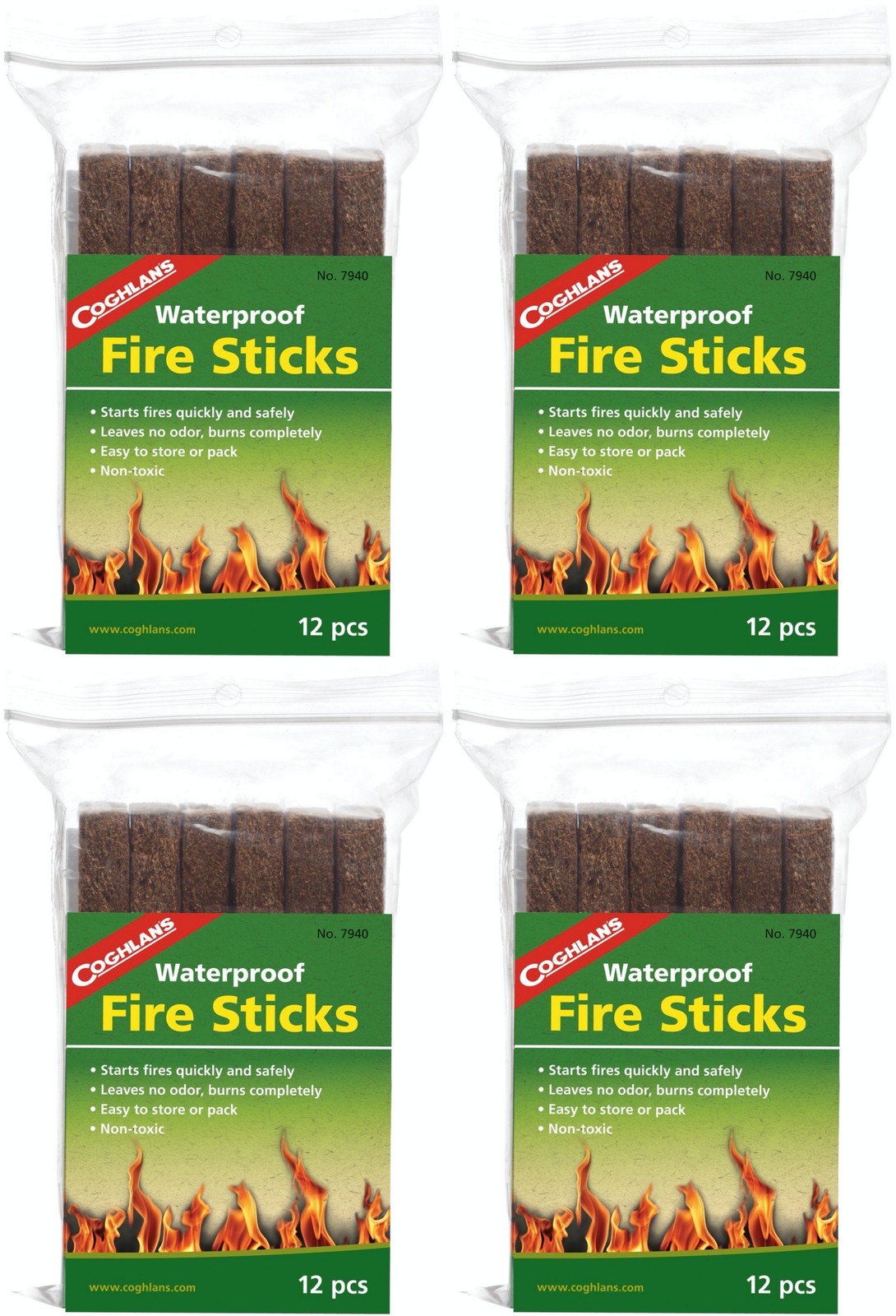 Coghlan's 12-Count Waterproof Fire Sticks (4-Pack)