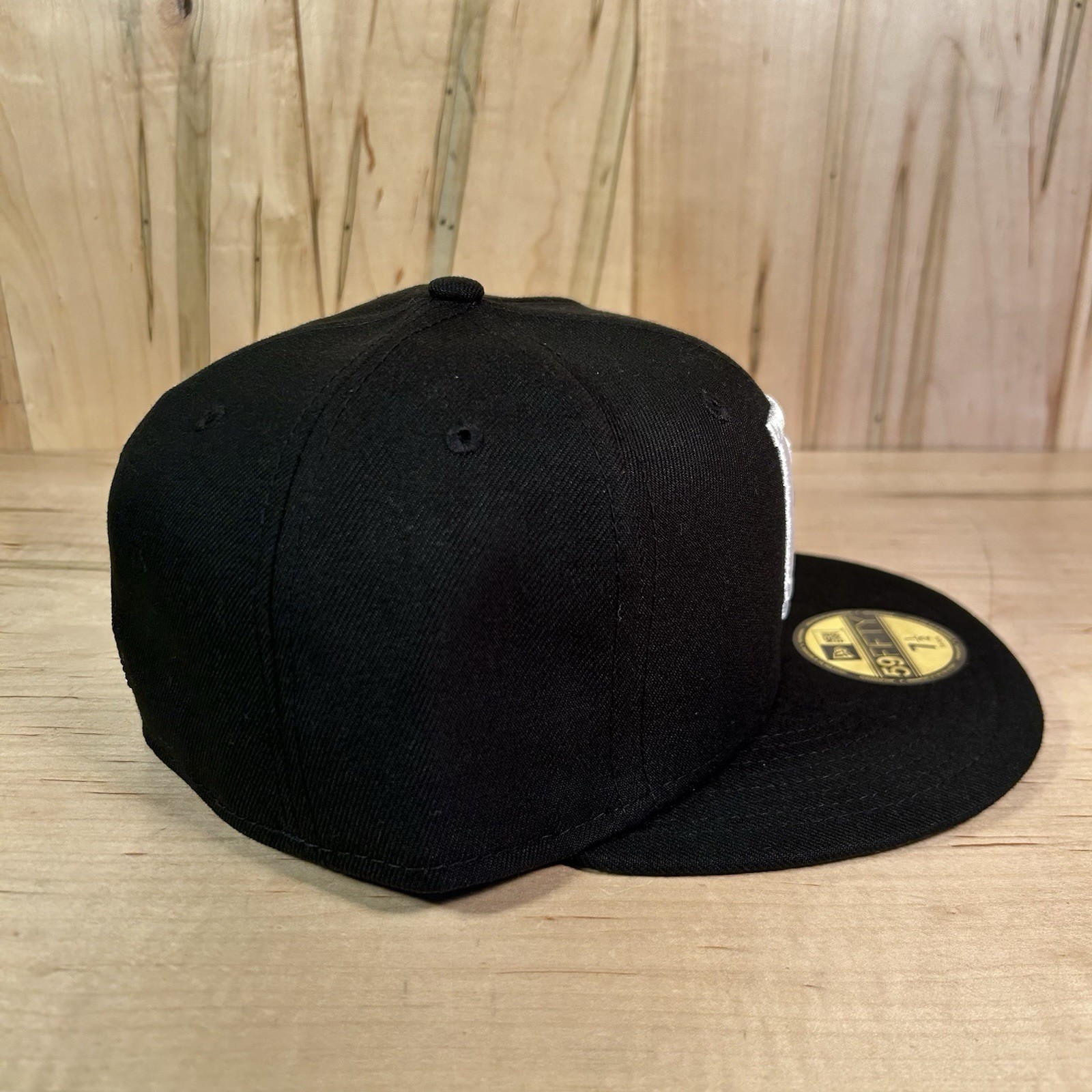 NEW ERA 59 FIFTY DOMINICAN REPUBLIC WORLD BASEBLL FITTED HAT MENS SZ 7 1/2 BLACK