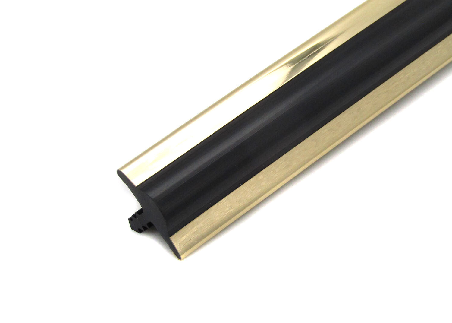 20ft Roll of 3/4" Gold-Black-Gold Raised T-Molding for Arcade, Pinball, Cabinets