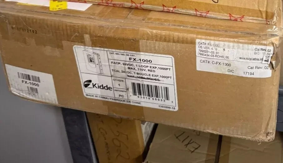 NEW KIDDE FX-1000 FIRE ALARM CONTROL PANEL (FREE SHIPPING!)