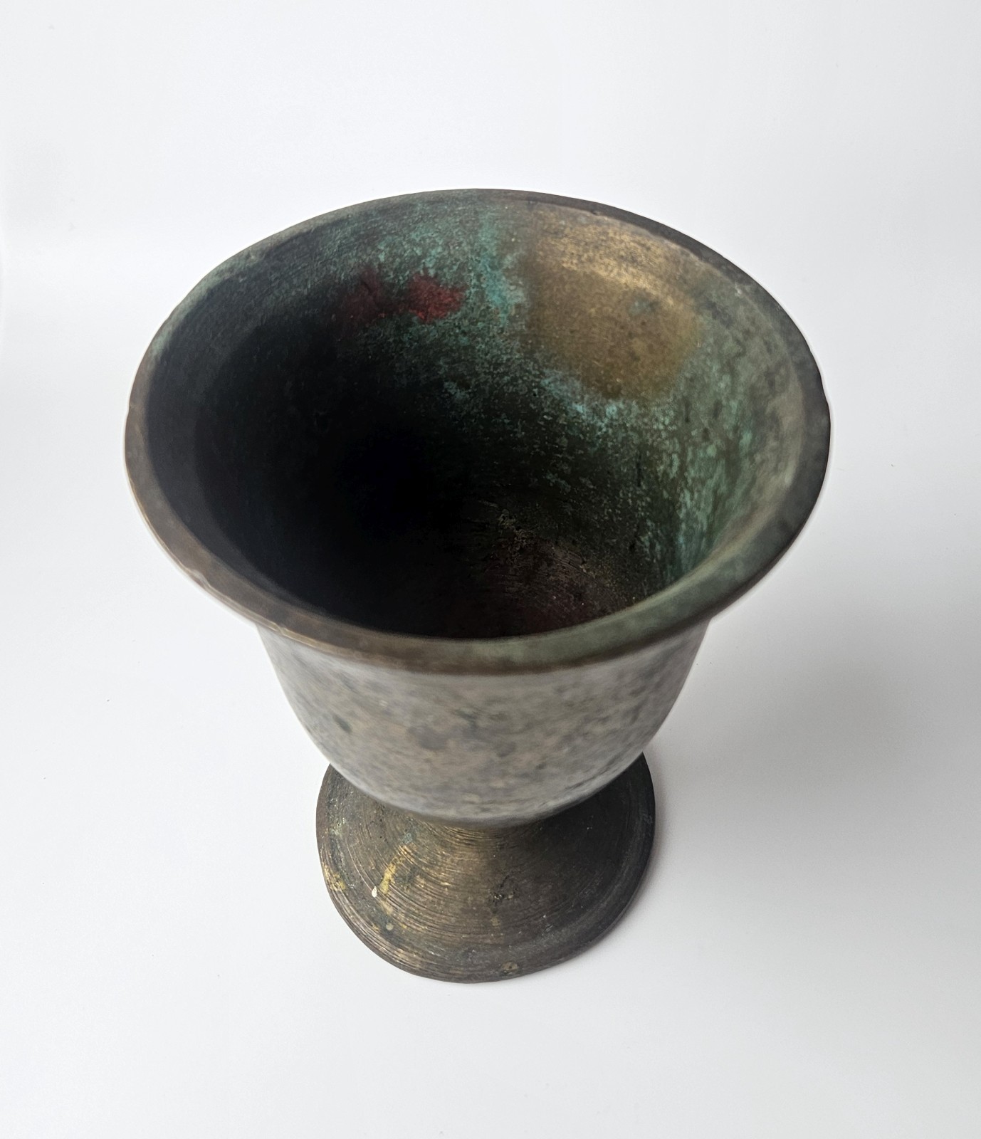 Antique Heavy 5" Brass Mortar 1.3kg