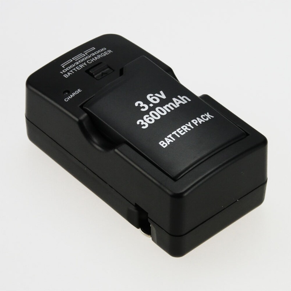 3.6V 3600mAh Battery+ US Wall Charger for PSP 2000 2001 3000 Slim Series