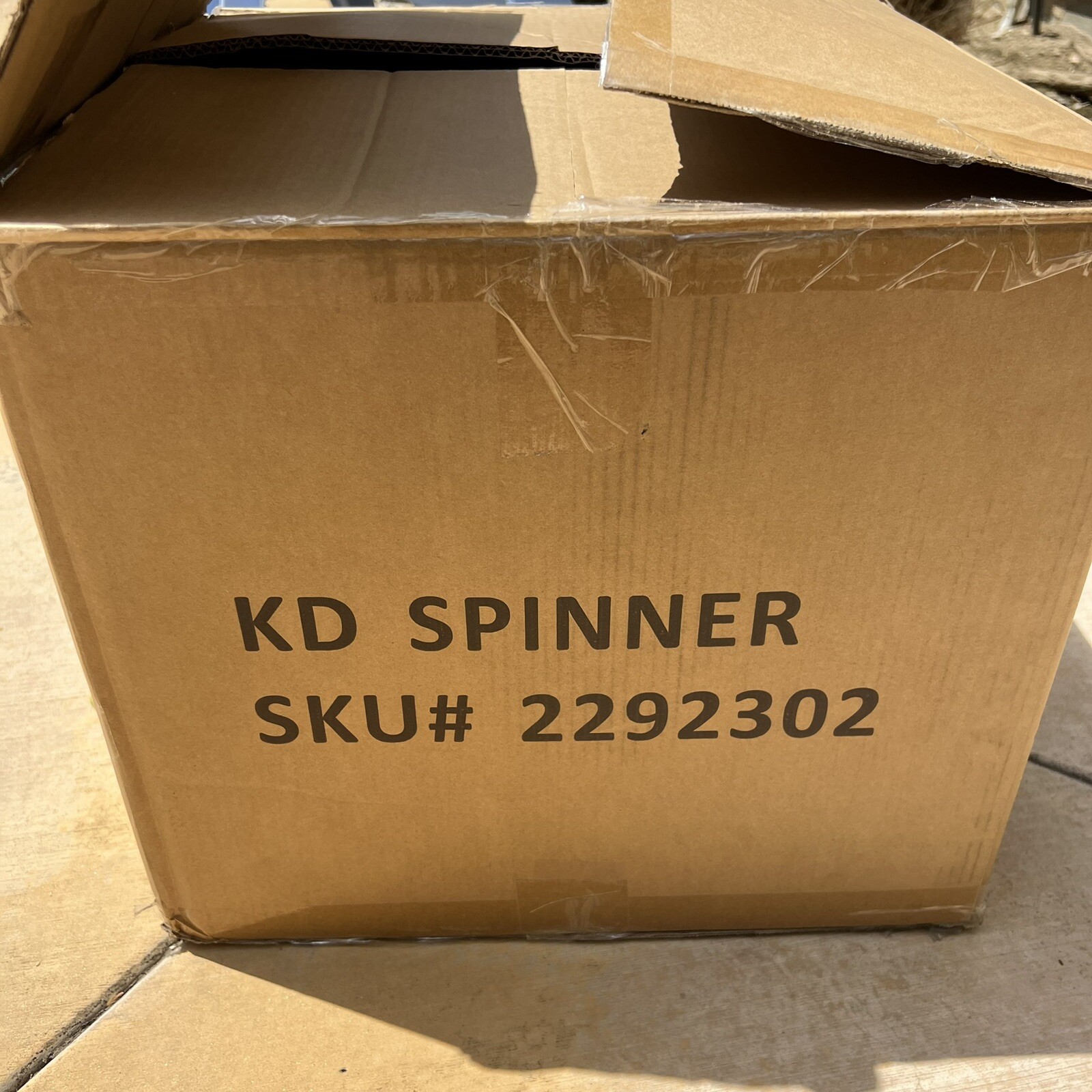 New KD 5 Round Floor Metal Display Black Shelf Rack Spinner