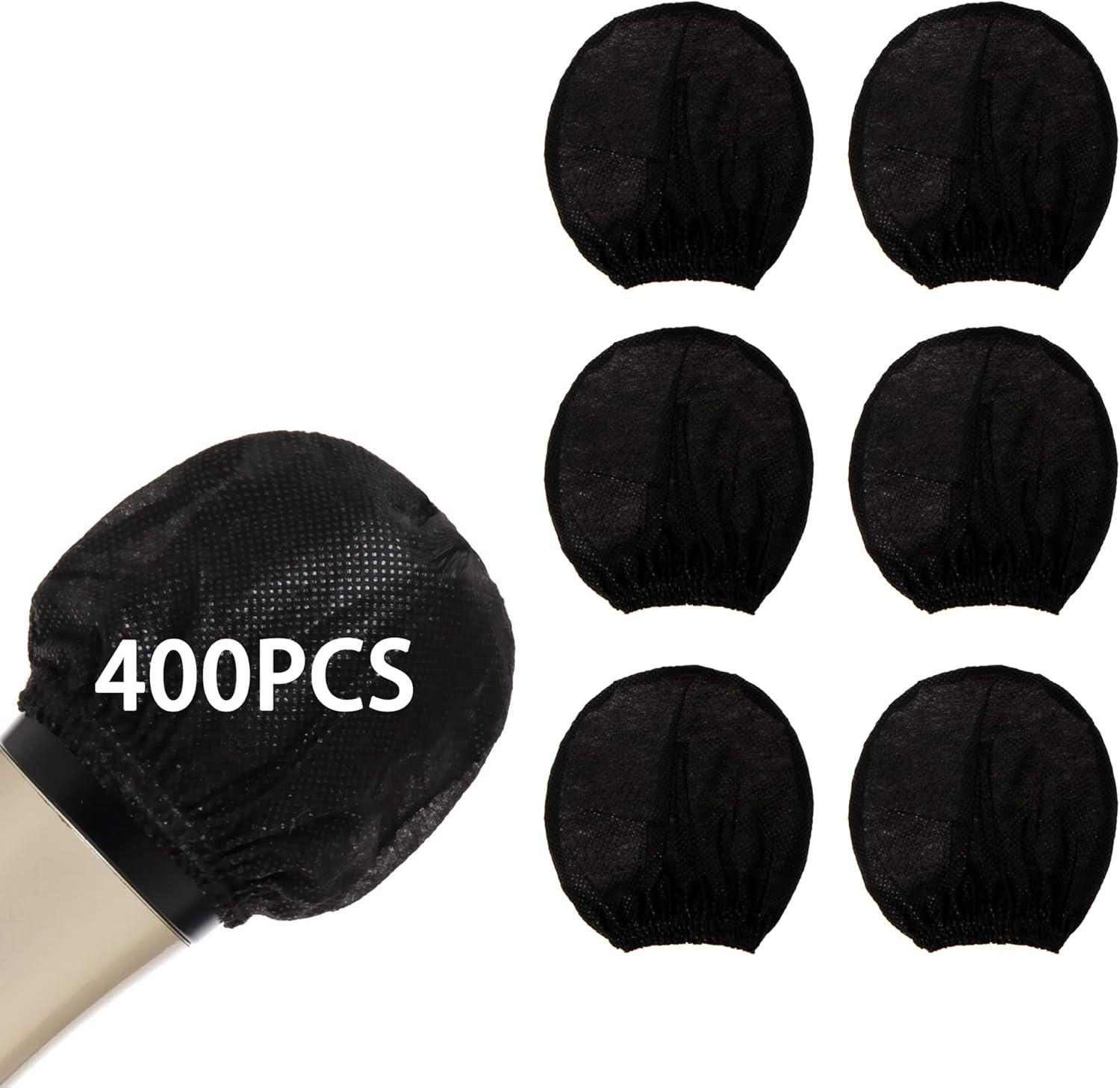 Microphone Cover Pop Filter 400 PCS, Disposable Mic Cover with Individual Packin