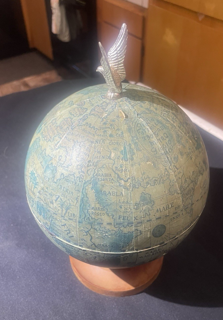 Mid 20th Century 1970 Vintage Bar Globe