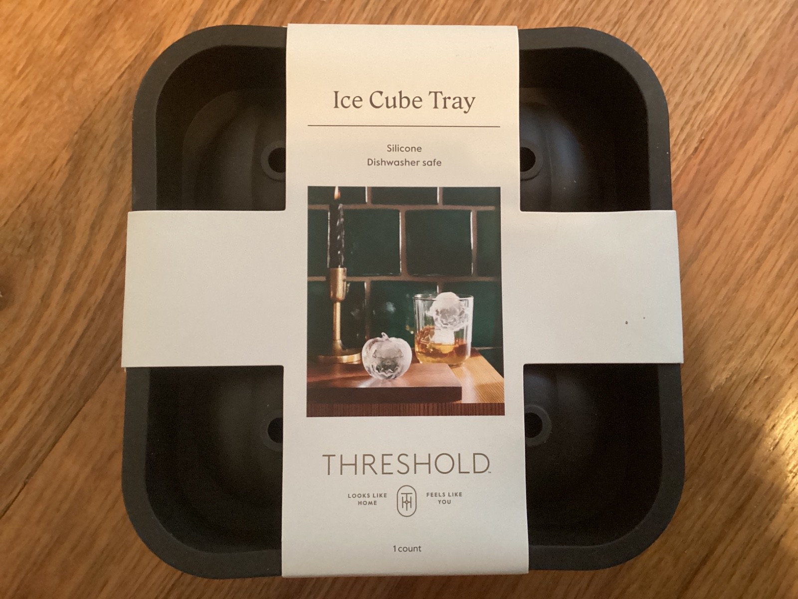 2 New Threshold Target Halloween Pumpkin & Snakes Silicone Ice Cube Trays