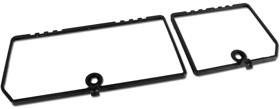 US MADE 1979-1982 Corvette Rear Storage Unit Door Frames Dye Paint to Match C3